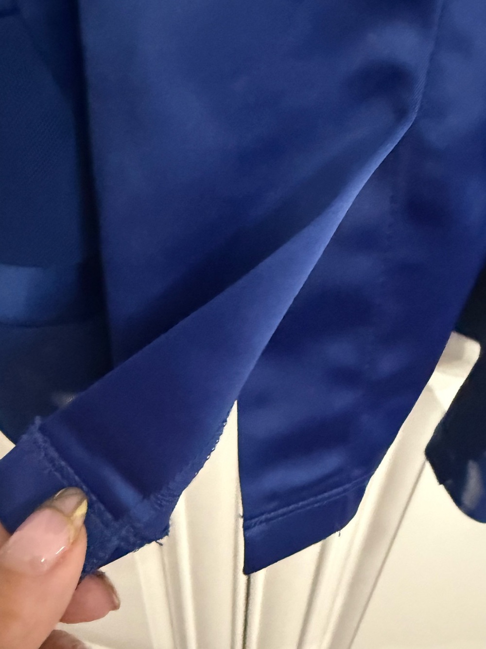 Orsay Royal Blue Strappy Bandage Midi Cocktail Dress Crisscross Panels Size 8-10 - Picture 11 of 13